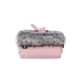 COTTONMOOSE MUFKA MUFF Z FUTERKIEM PINK