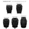 KINDERKRAFT FOTELIK I-FIX GRAPHITE BLACK