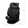 KINDERKRAFT FOTELIK I-FIX GRAPHITE BLACK