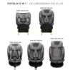 KINDERKRAFT FOTELIK I-FIX COOL GREY
