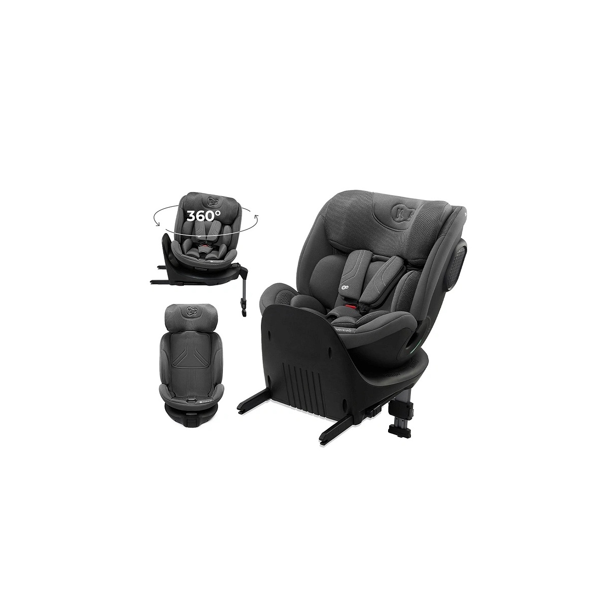 KINDERKRAFT XRIDER I-SIZE GREY