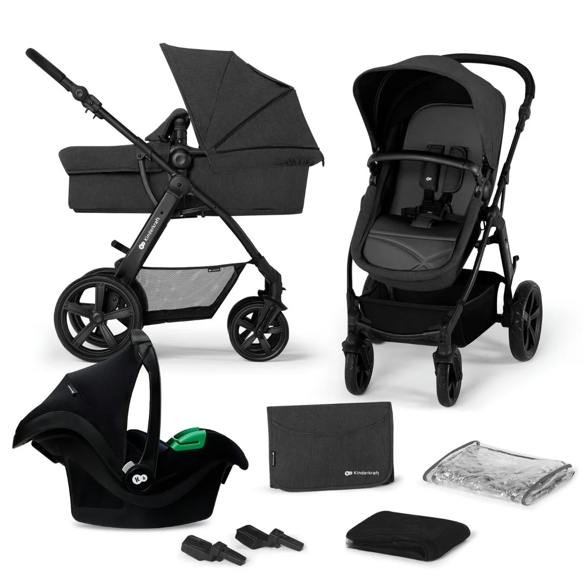 KINDERKRAFT MOOV 3W1 MINK PRO BLACK