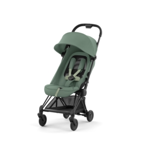 CYBEX COYA MATT BLACK LEAF GREEN