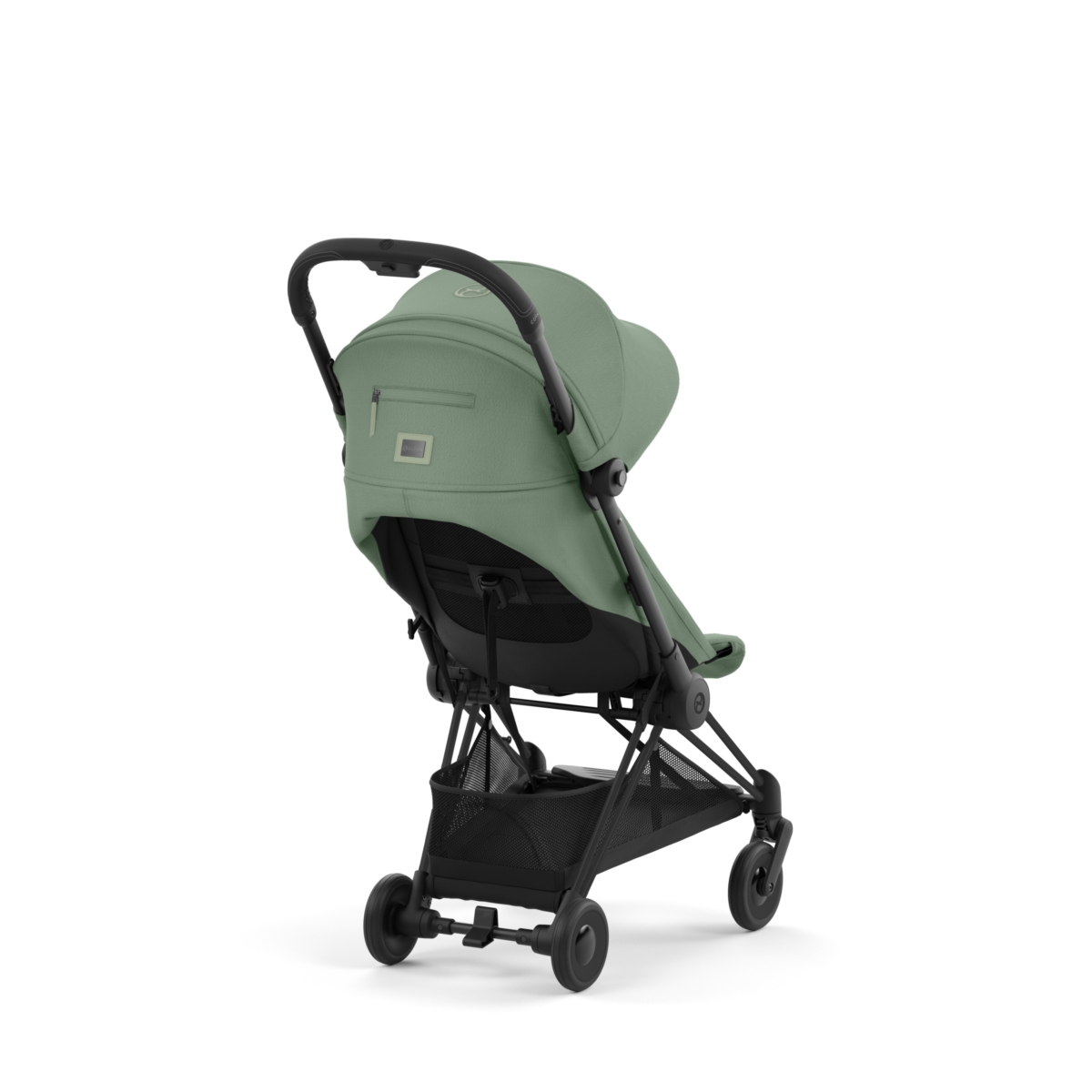 CYBEX COYA MATT BLACK LEAF GREEN
