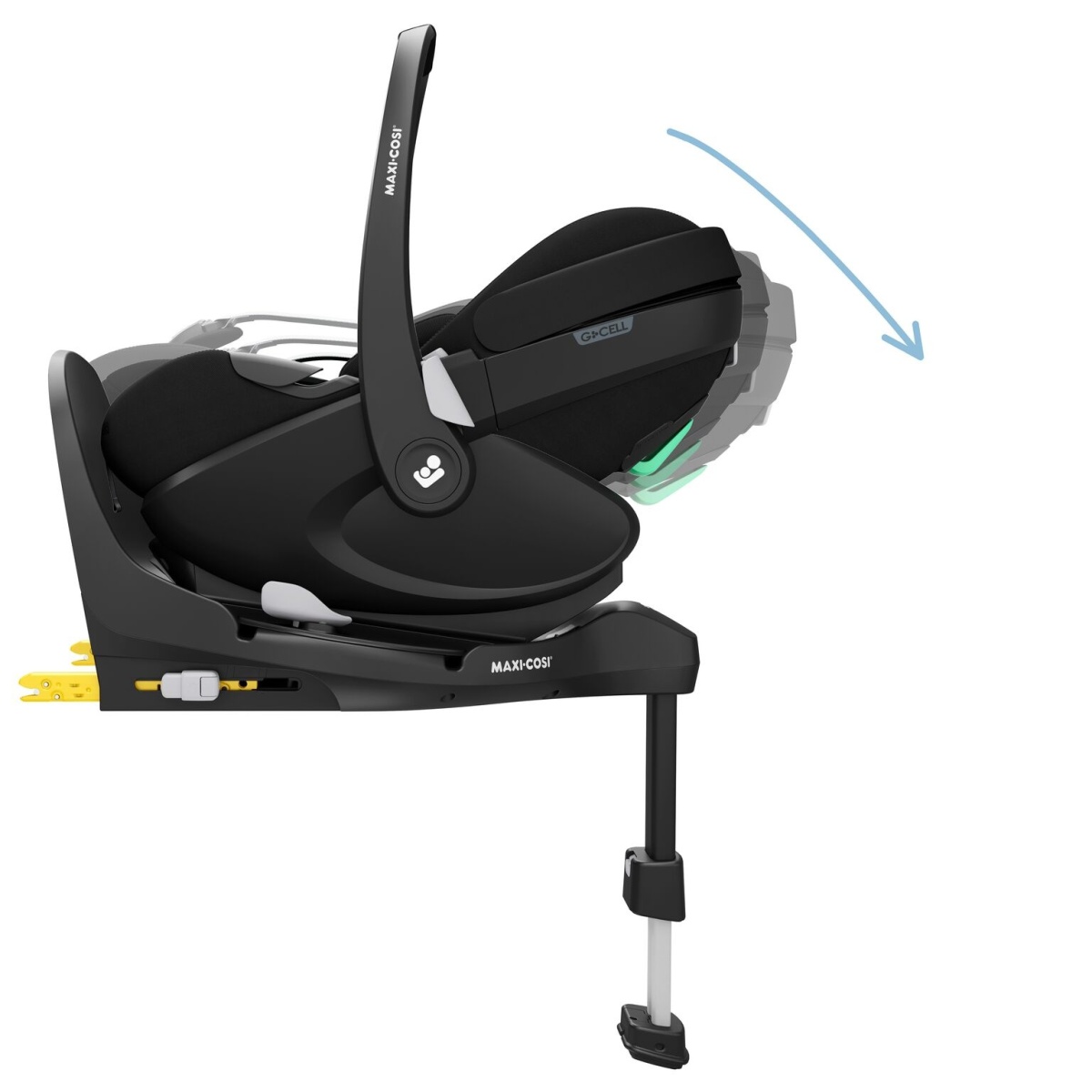 MAXI COSI PEBBLE 360 PRO 2 ESSENTIAL BLACK + FAMILYFIX 360 PRO SlideTech™