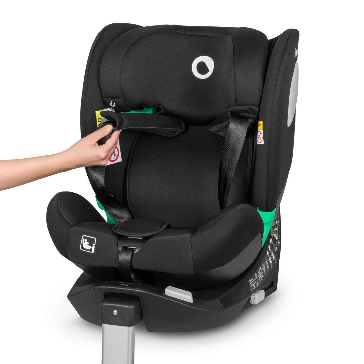 LIONELO BRAAM I-SIZE BLACK CARBON