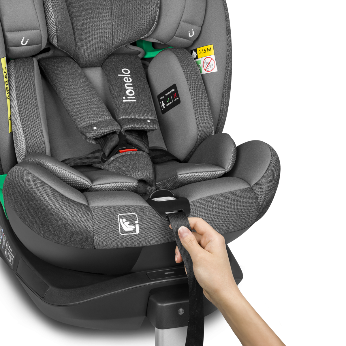 LIONELO BRAAM I-SIZE GREY STONE