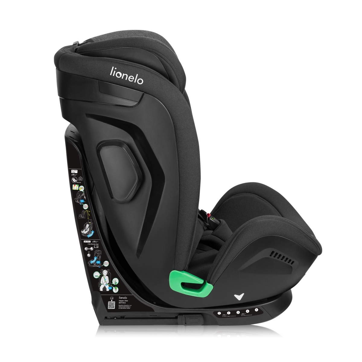 LIONELO HARPER I-SIZE BLACK CARBON