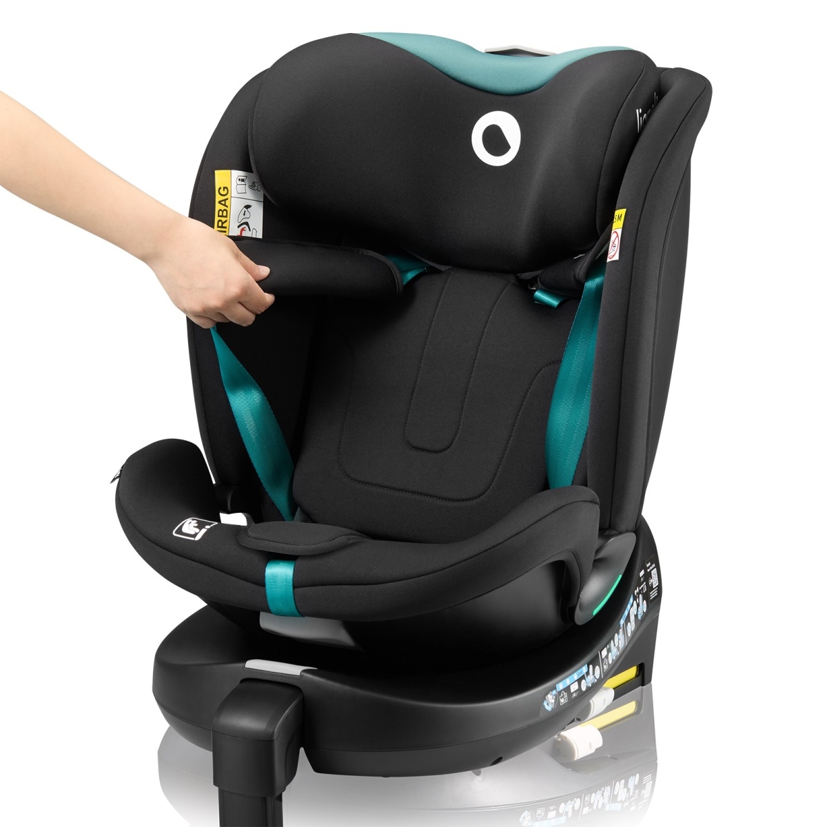 LIONELO NAVY I- SIZE BLACK TURQUOISE