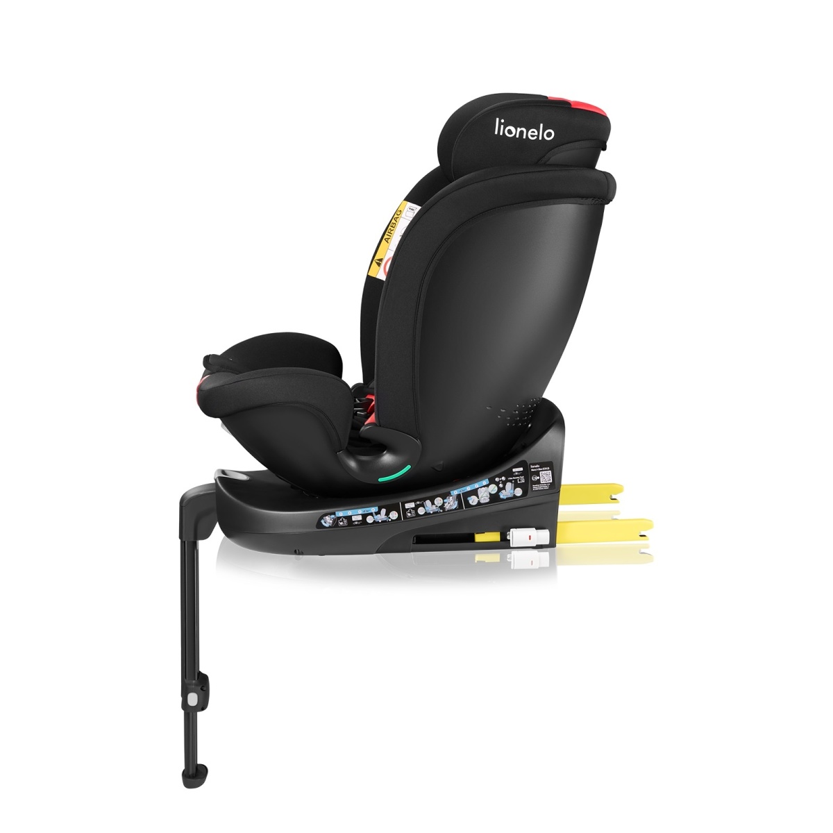 LIONELO NAVY I-SIZE BLACK RED