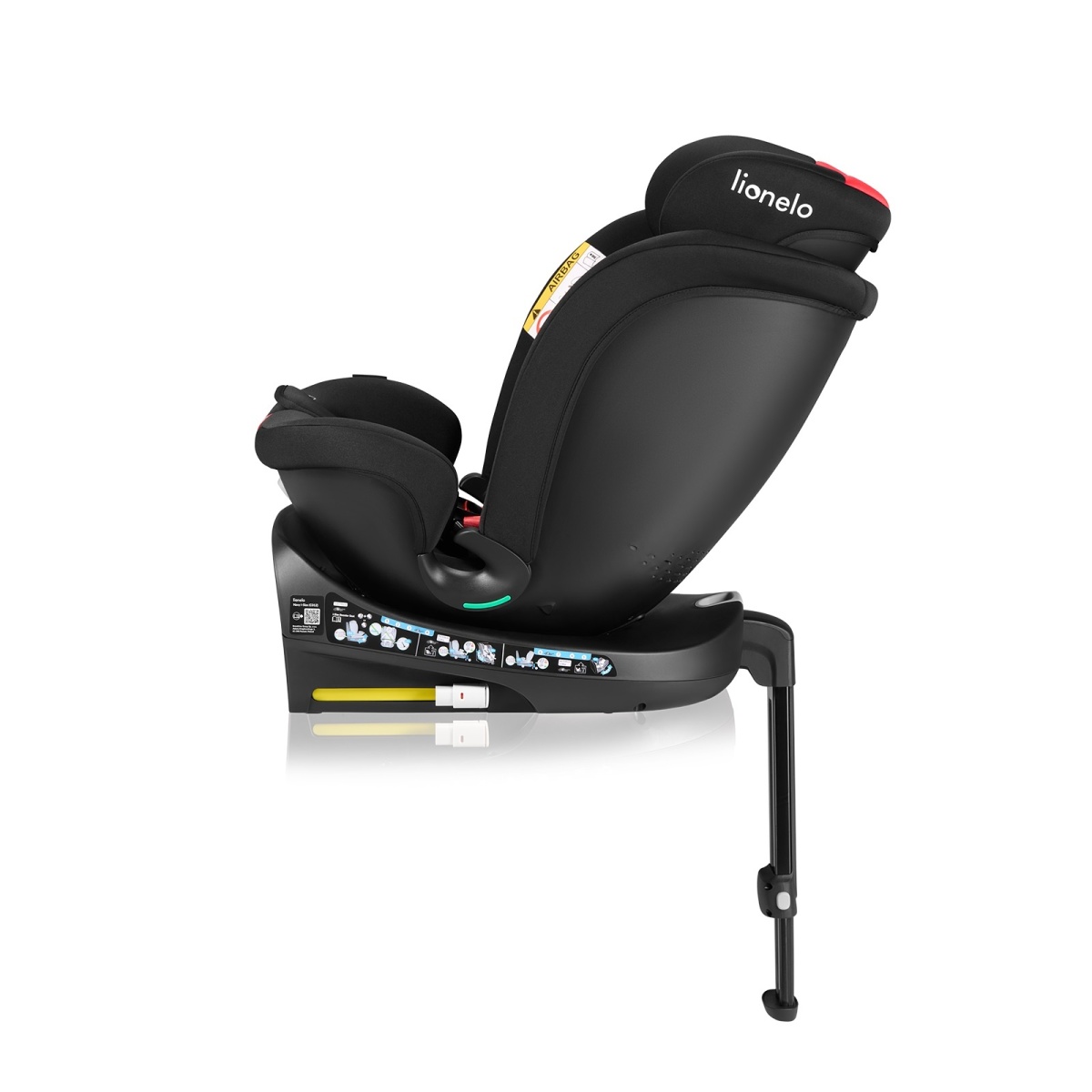 LIONELO NAVY I-SIZE BLACK RED