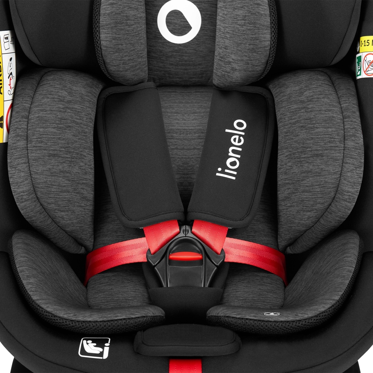 LIONELO NAVY I-SIZE BLACK RED