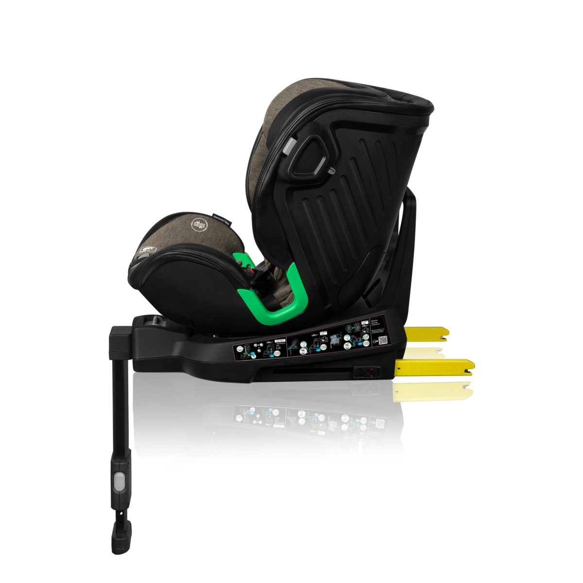 LIONELO HARMONY I-SIZE GREEN OLIVE LEATHER