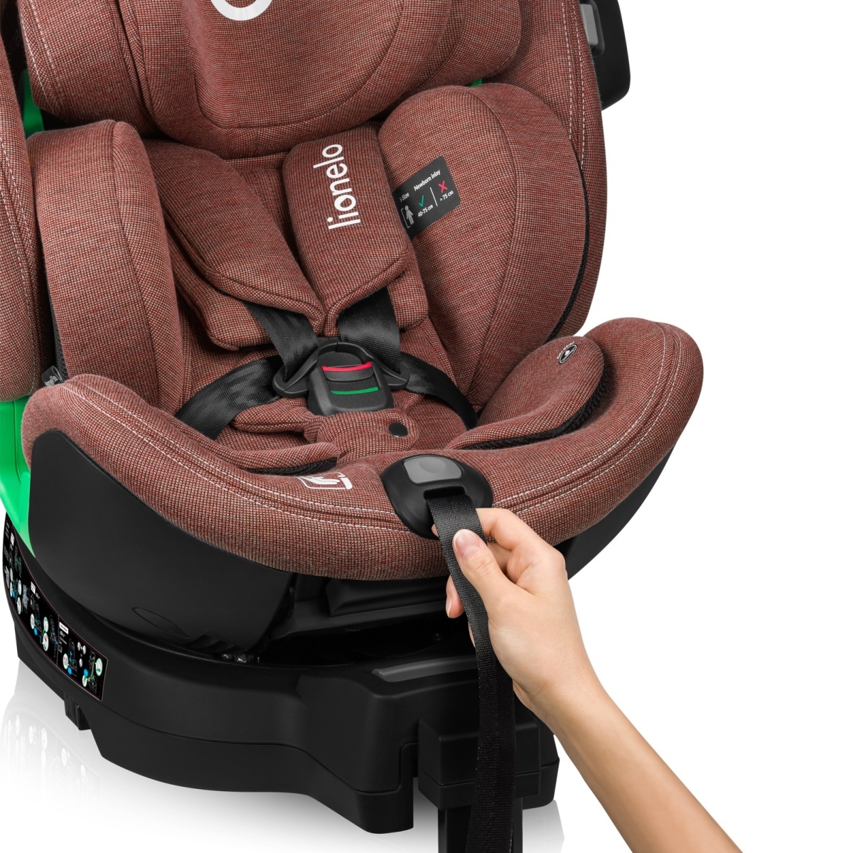 LIONELO HARMONY I-SIZE RED BRICK BAMBOO