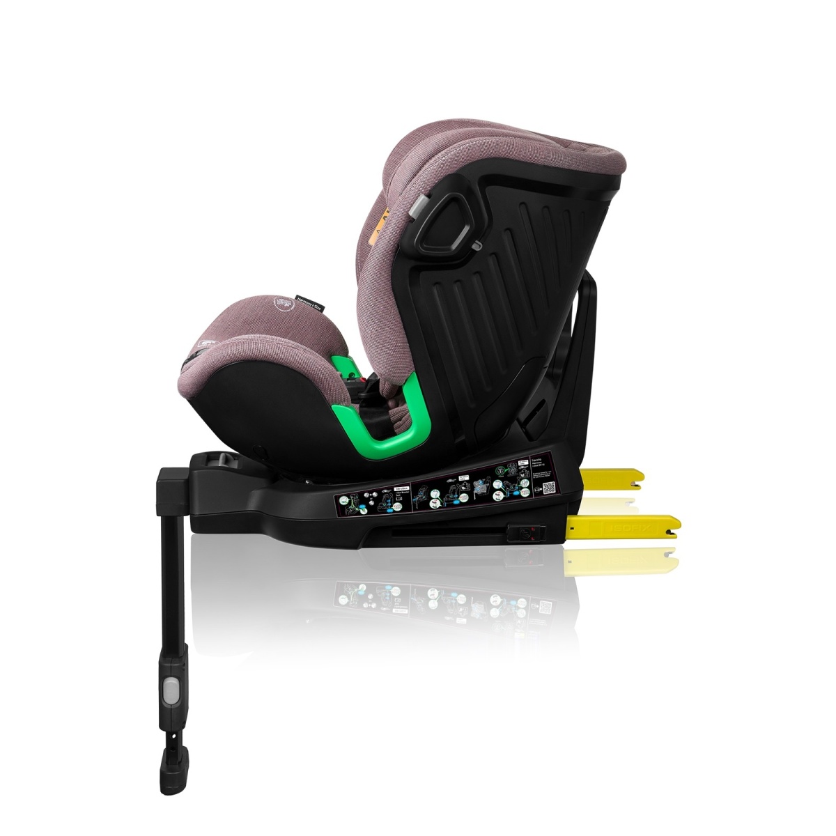 LIONELO HARMONY I-SIZE PINK MAUVE BAMBOO