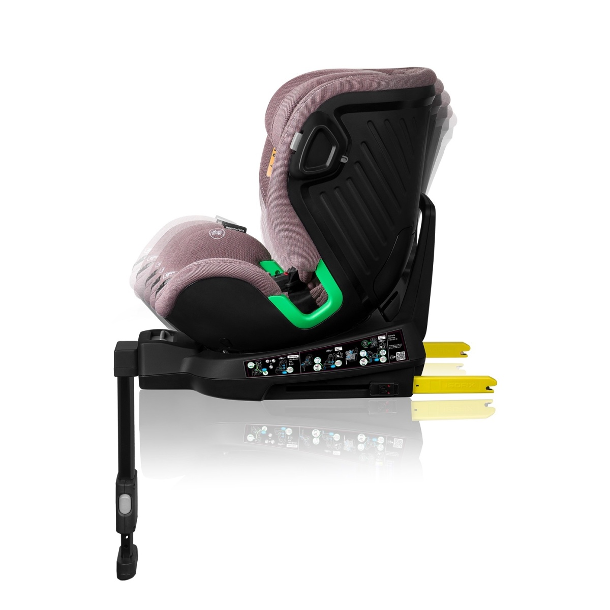 LIONELO HARMONY I-SIZE PINK MAUVE BAMBOO