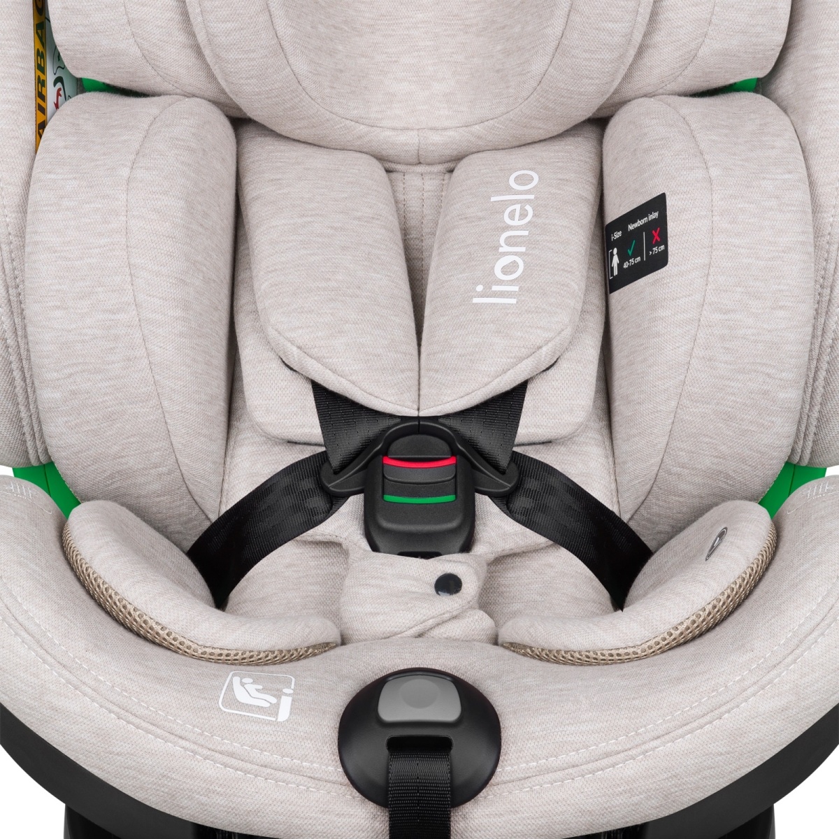 LIONELO HARMONY I-SIZE BEIGE SAND BAMBOO