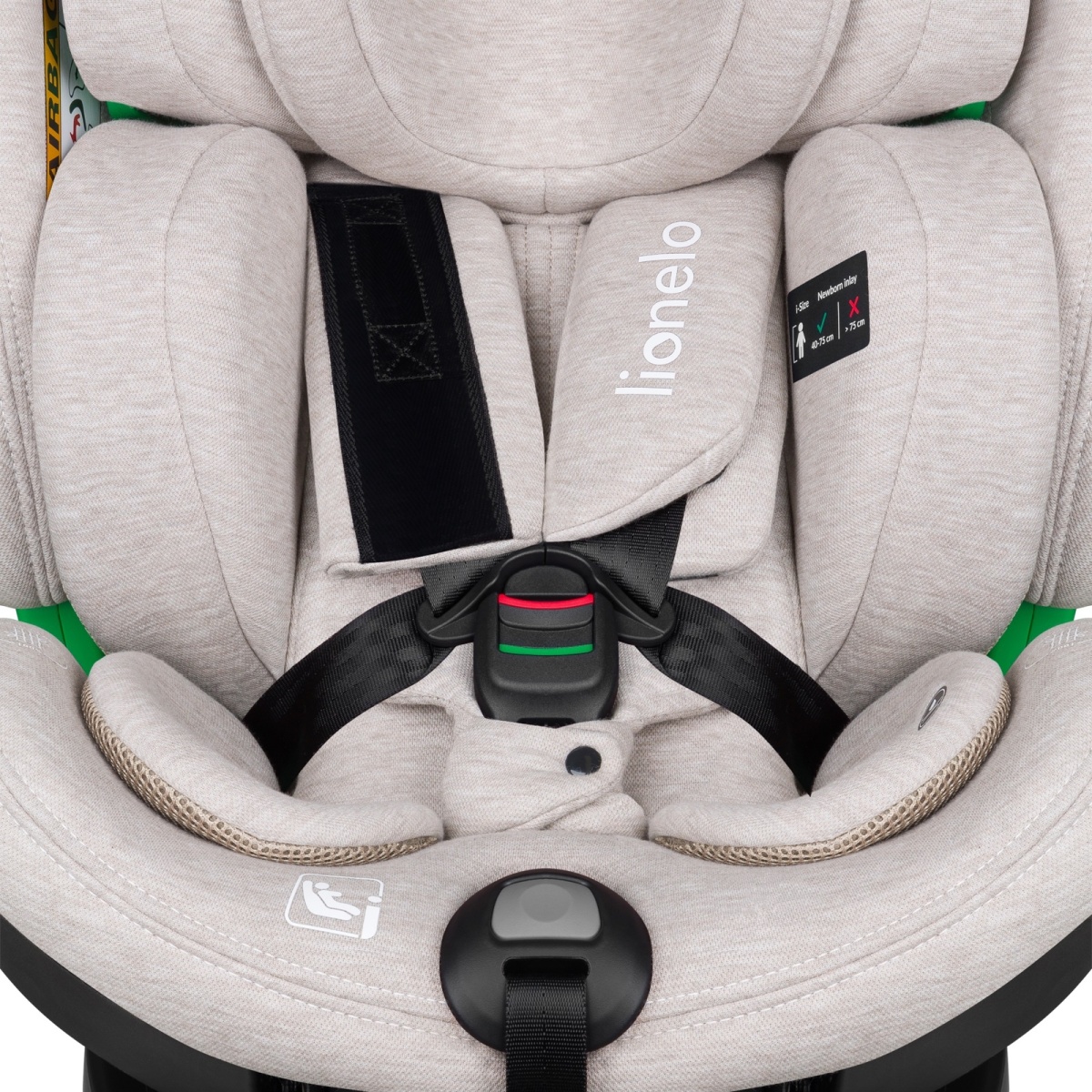 LIONELO HARMONY I-SIZE BEIGE SAND BAMBOO