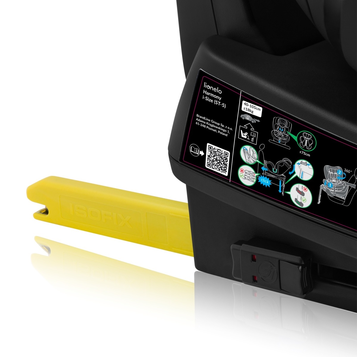 LIONELO HARMONY I-SIZE BEIGE SAND BAMBOO