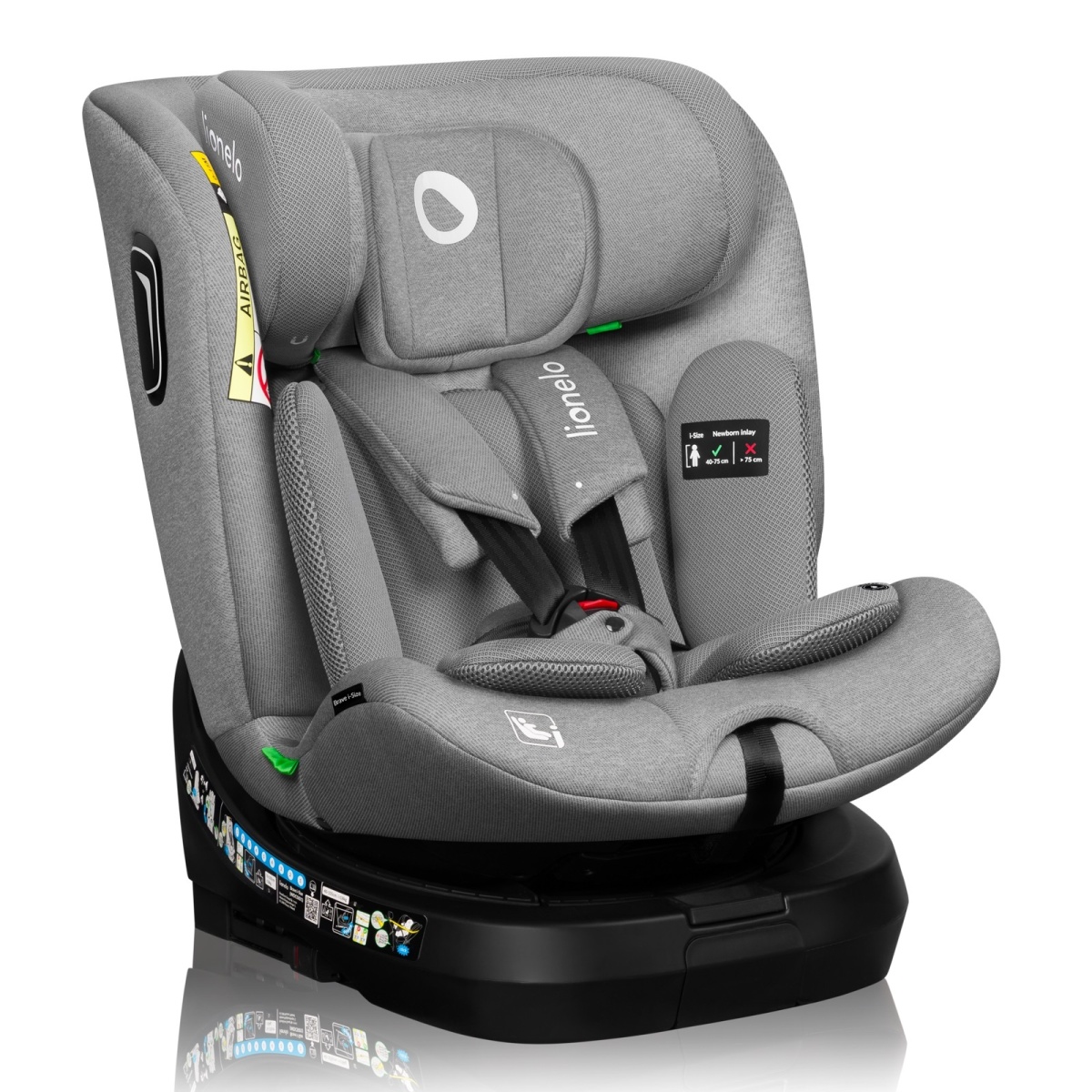 LIONELO BRAVE I-SIZE GREY STONE