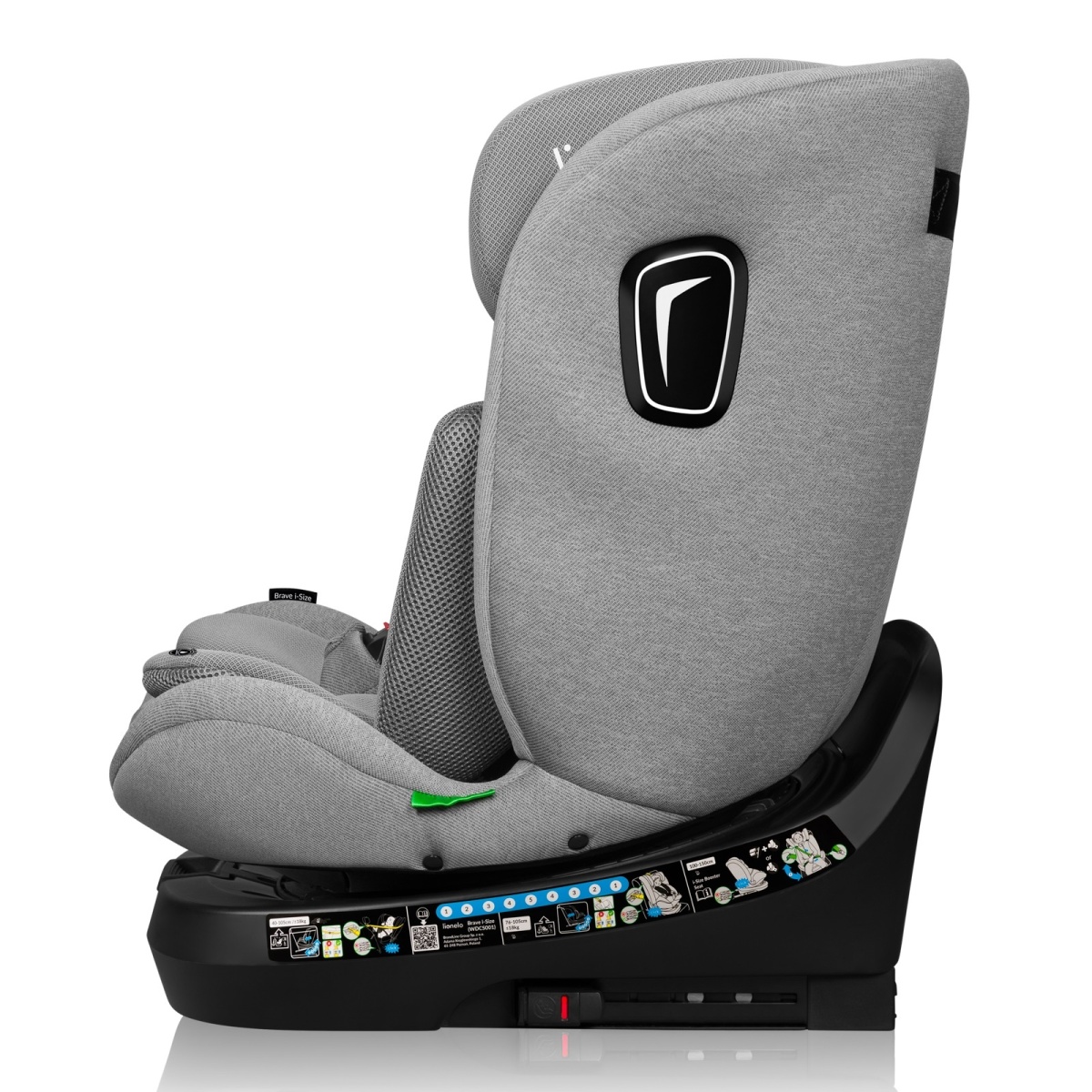 LIONELO BRAVE I-SIZE GREY STONE