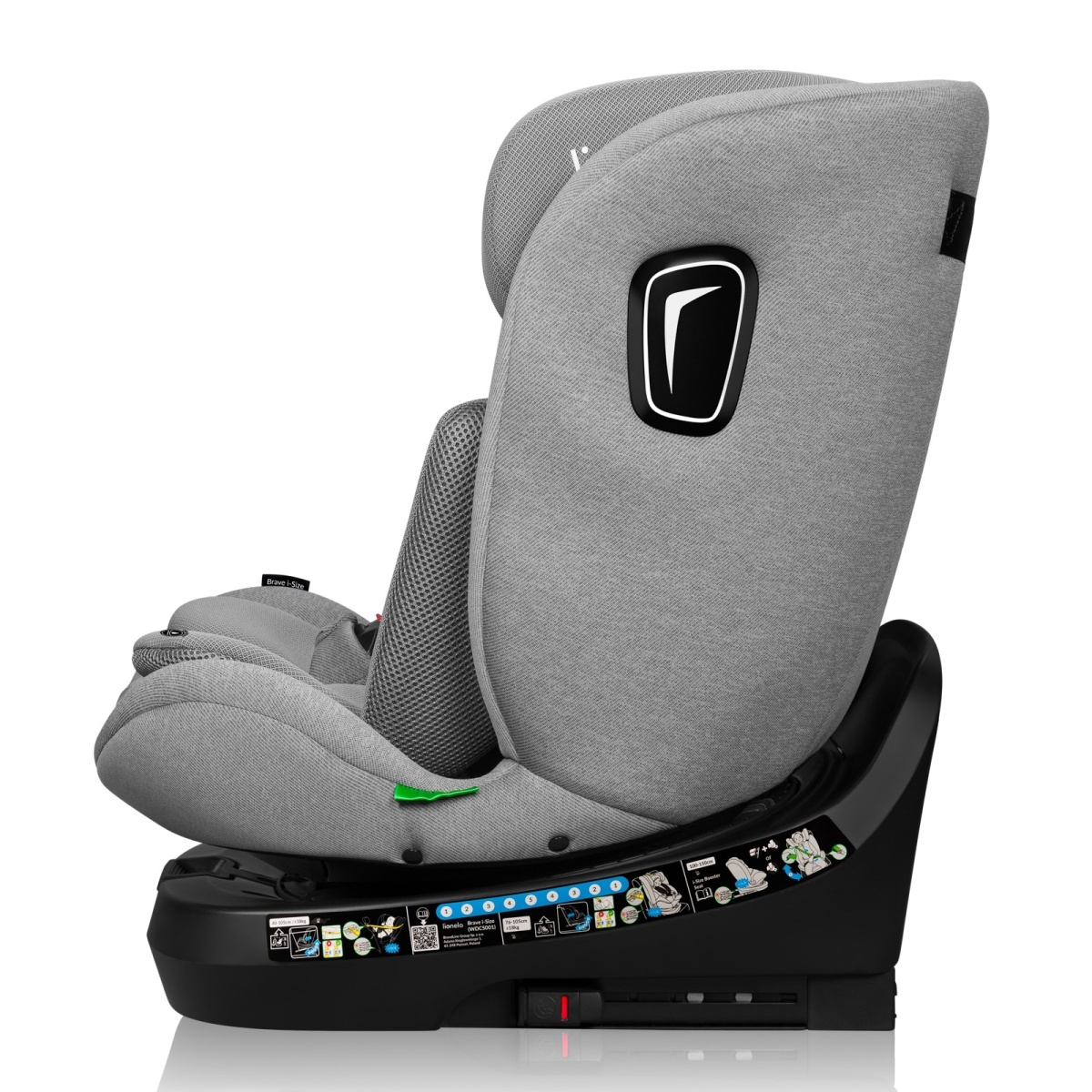 LIONELO BRAVE I-SIZE GREY STONE