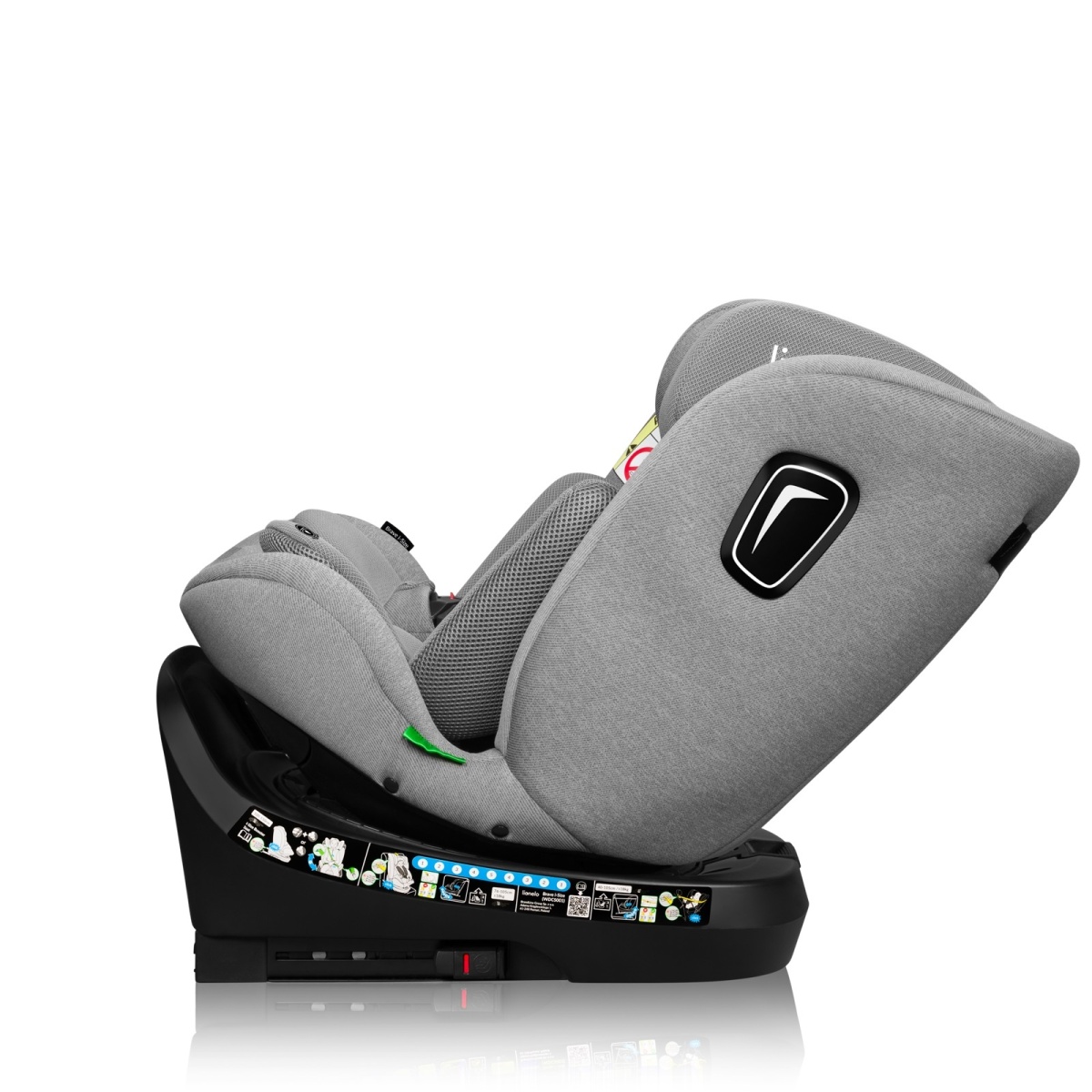 LIONELO BRAVE I-SIZE GREY STONE