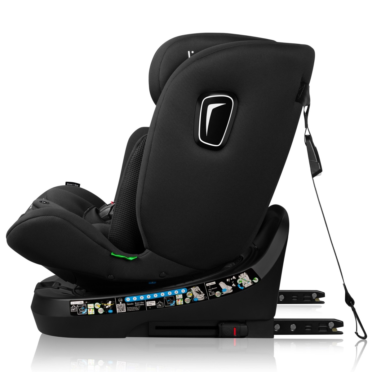 LIONELO BRAVE I-SIZE BLACK CARBON