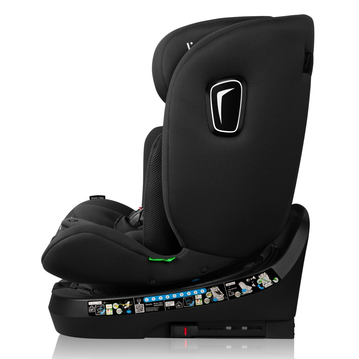 LIONELO BRAVE I-SIZE BLACK CARBON