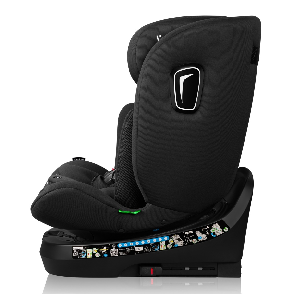 LIONELO BRAVE I-SIZE BLACK CARBON