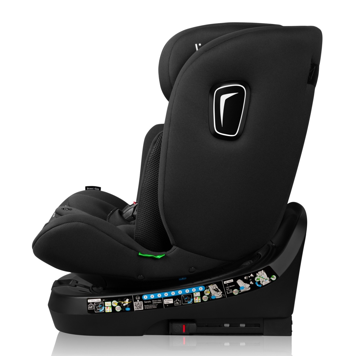 LIONELO BRAVE I-SIZE BLACK CARBON