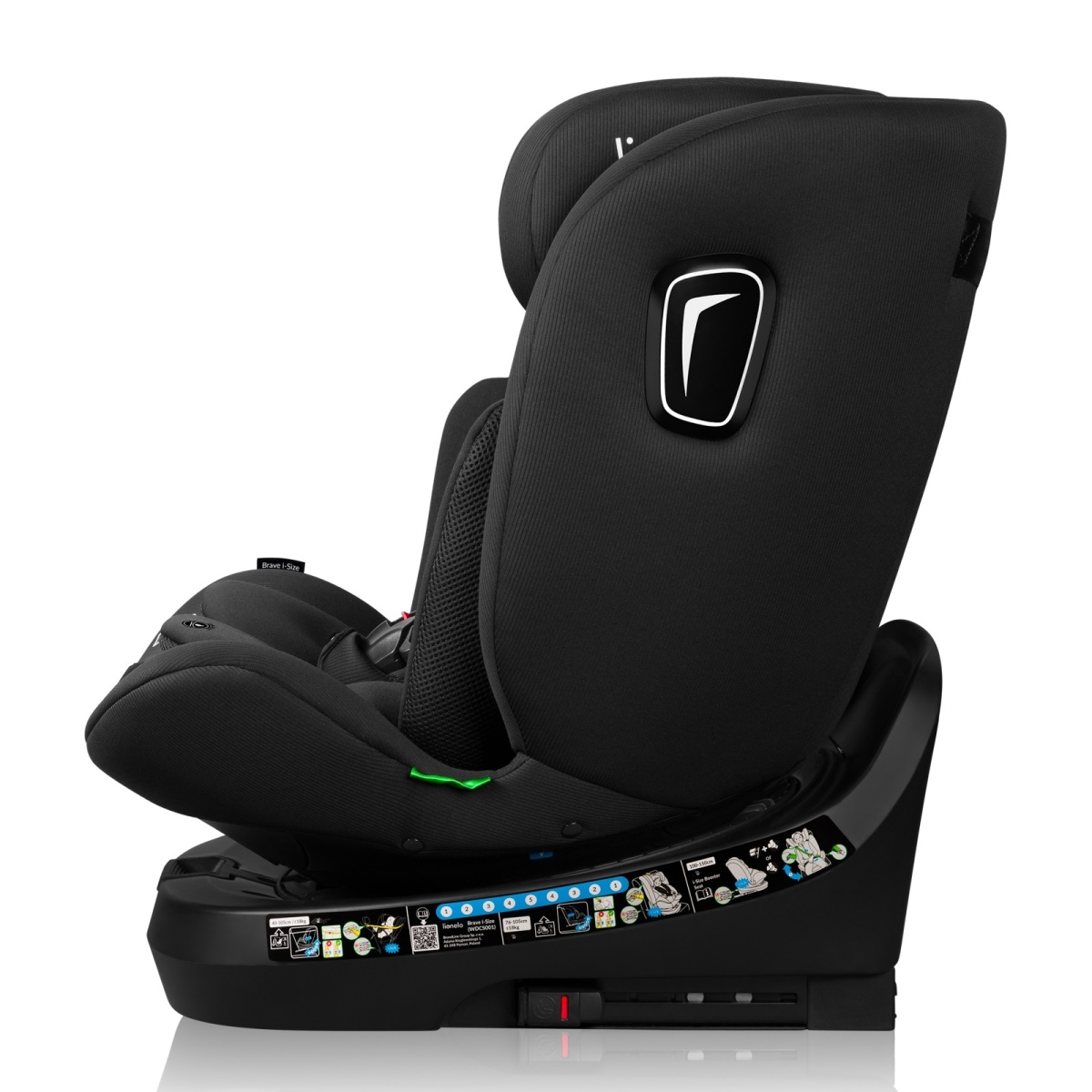 LIONELO BRAVE I-SIZE BLACK CARBON