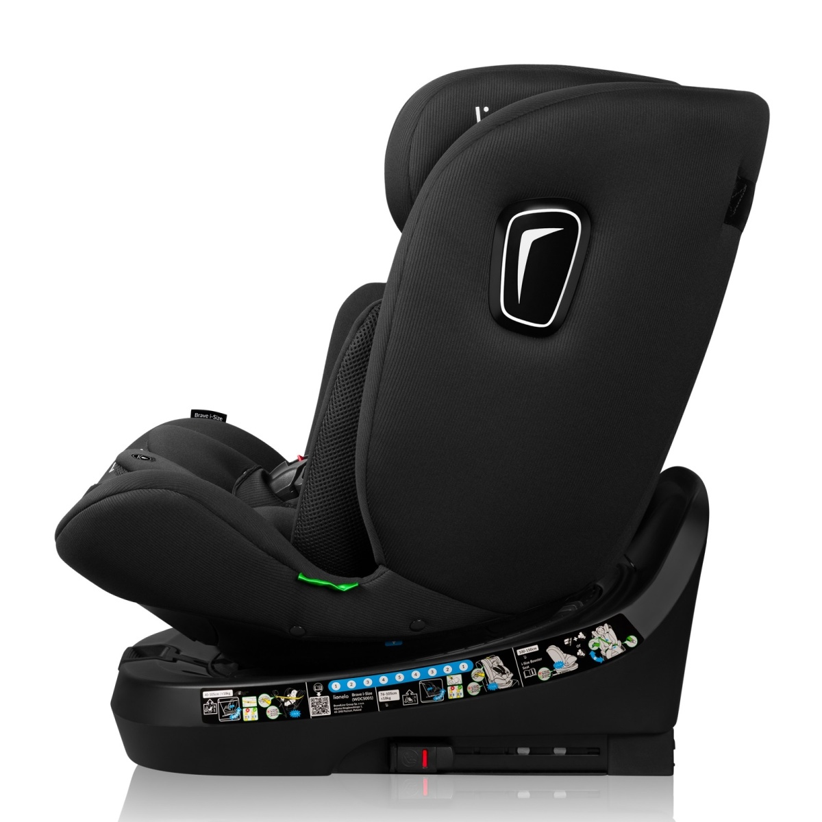 LIONELO BRAVE I-SIZE BLACK CARBON