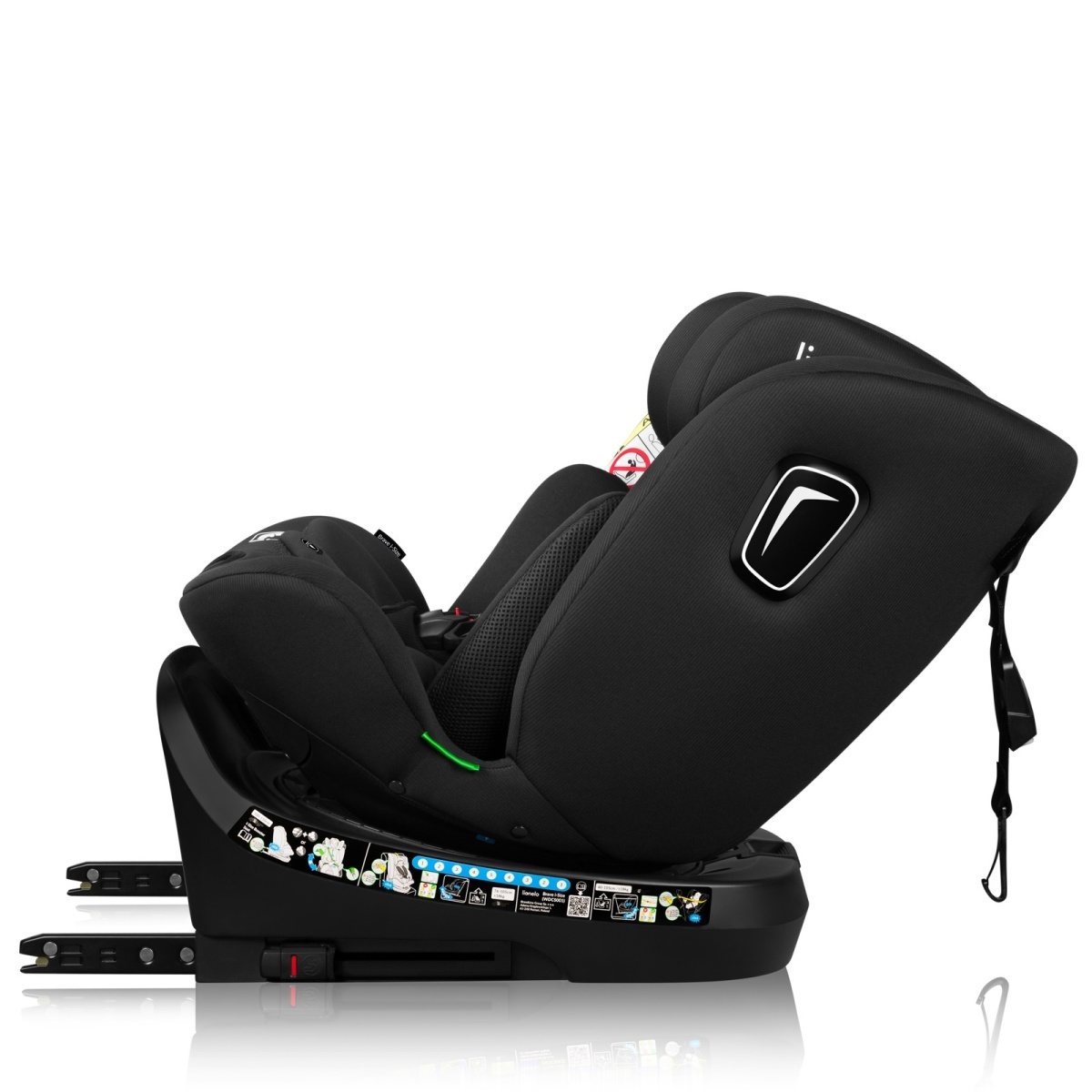 LIONELO BRAVE I-SIZE BLACK CARBON