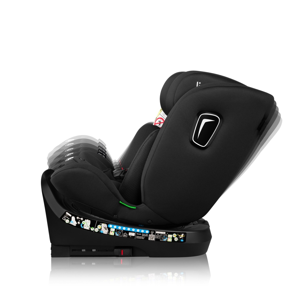 LIONELO BRAVE I-SIZE BLACK CARBON