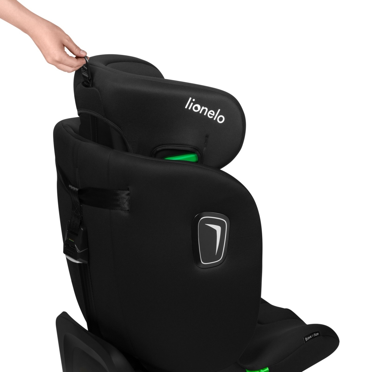 LIONELO BRAVE I-SIZE BLACK CARBON
