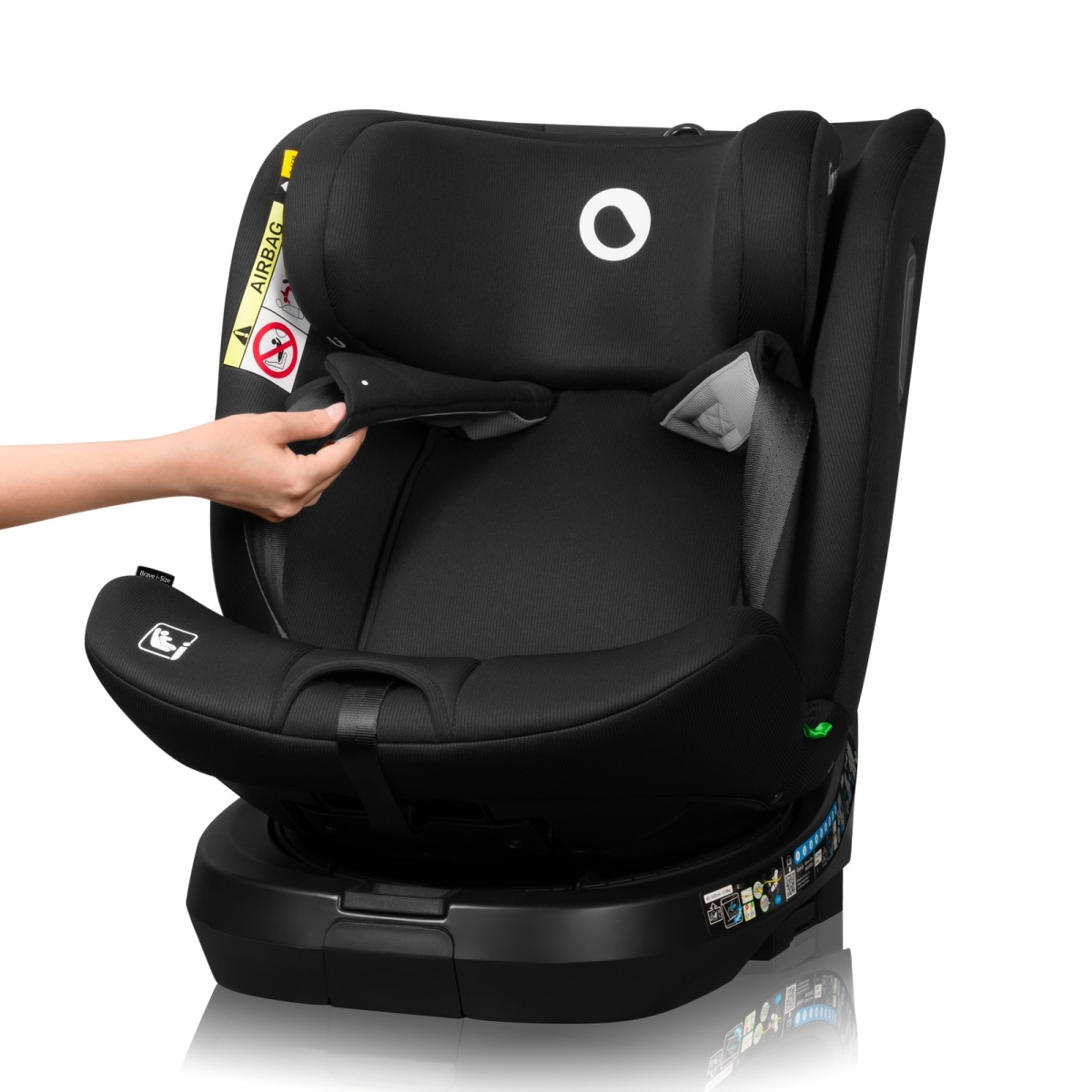 LIONELO BRAVE I-SIZE BLACK CARBON