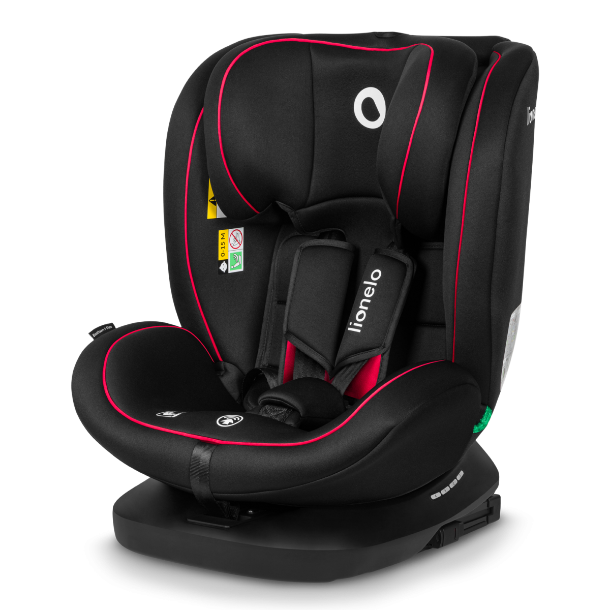 LIONELO BASTIAAN I-SIZE BLACK RED