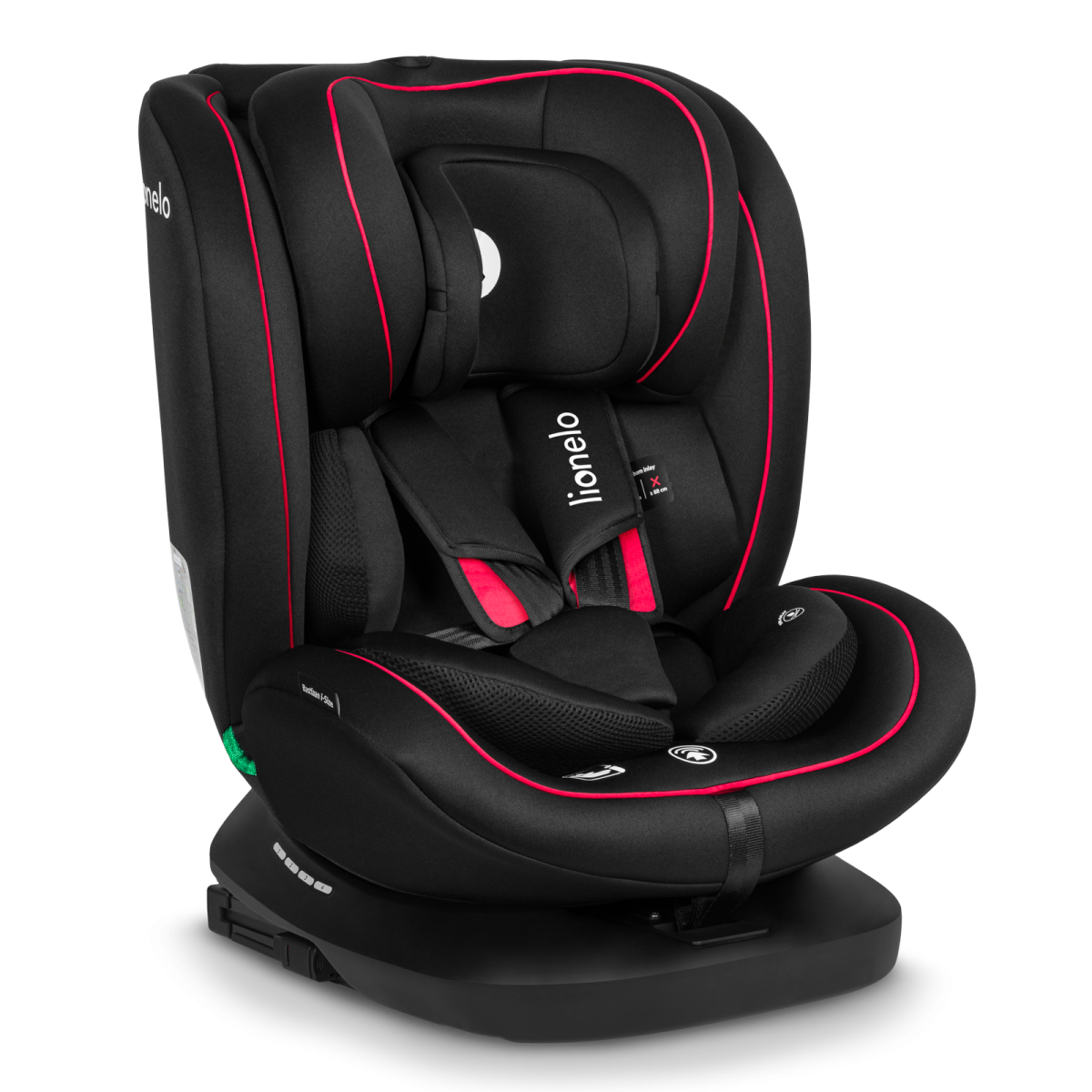 LIONELO BASTIAAN I-SIZE BLACK RED