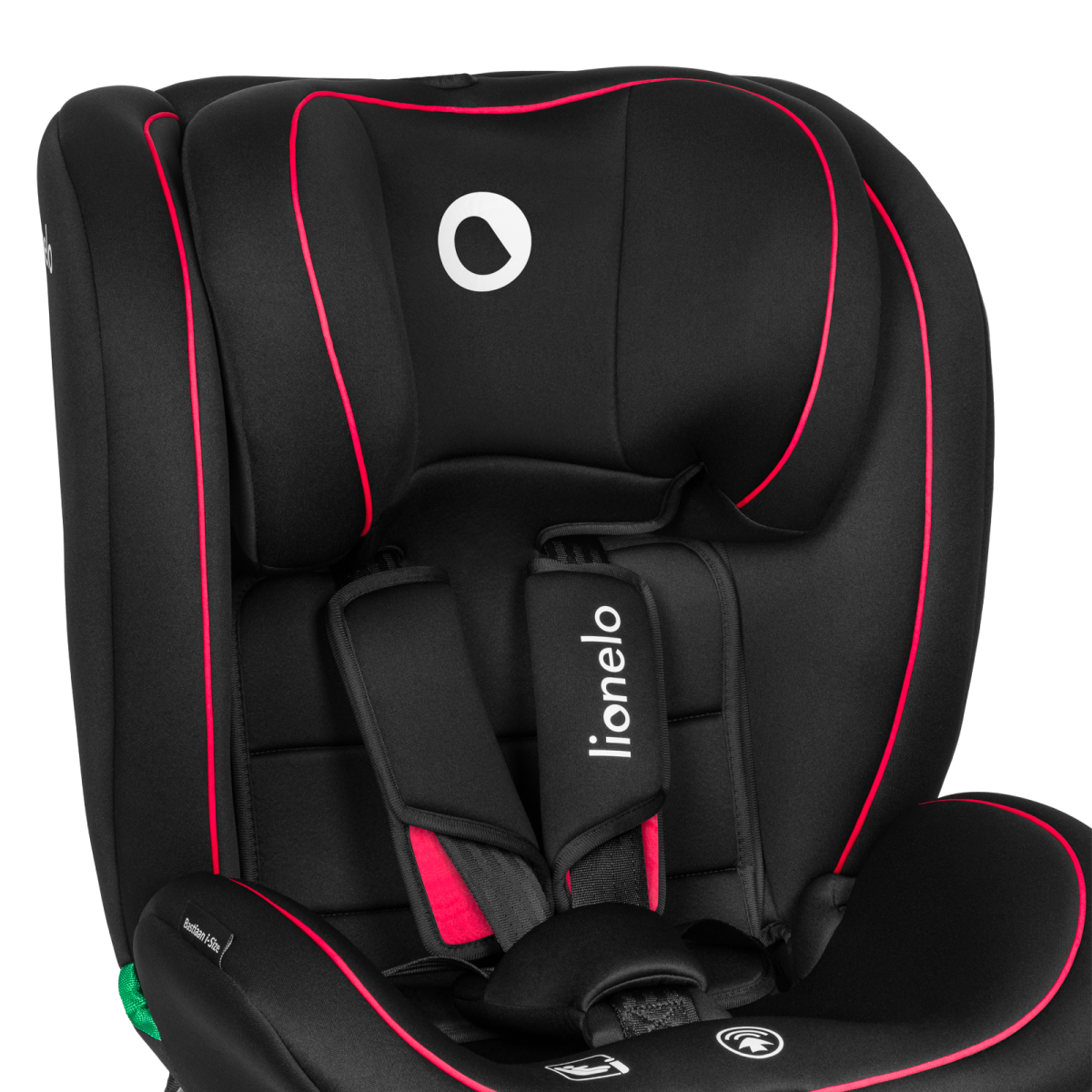 LIONELO BASTIAAN I-SIZE BLACK RED