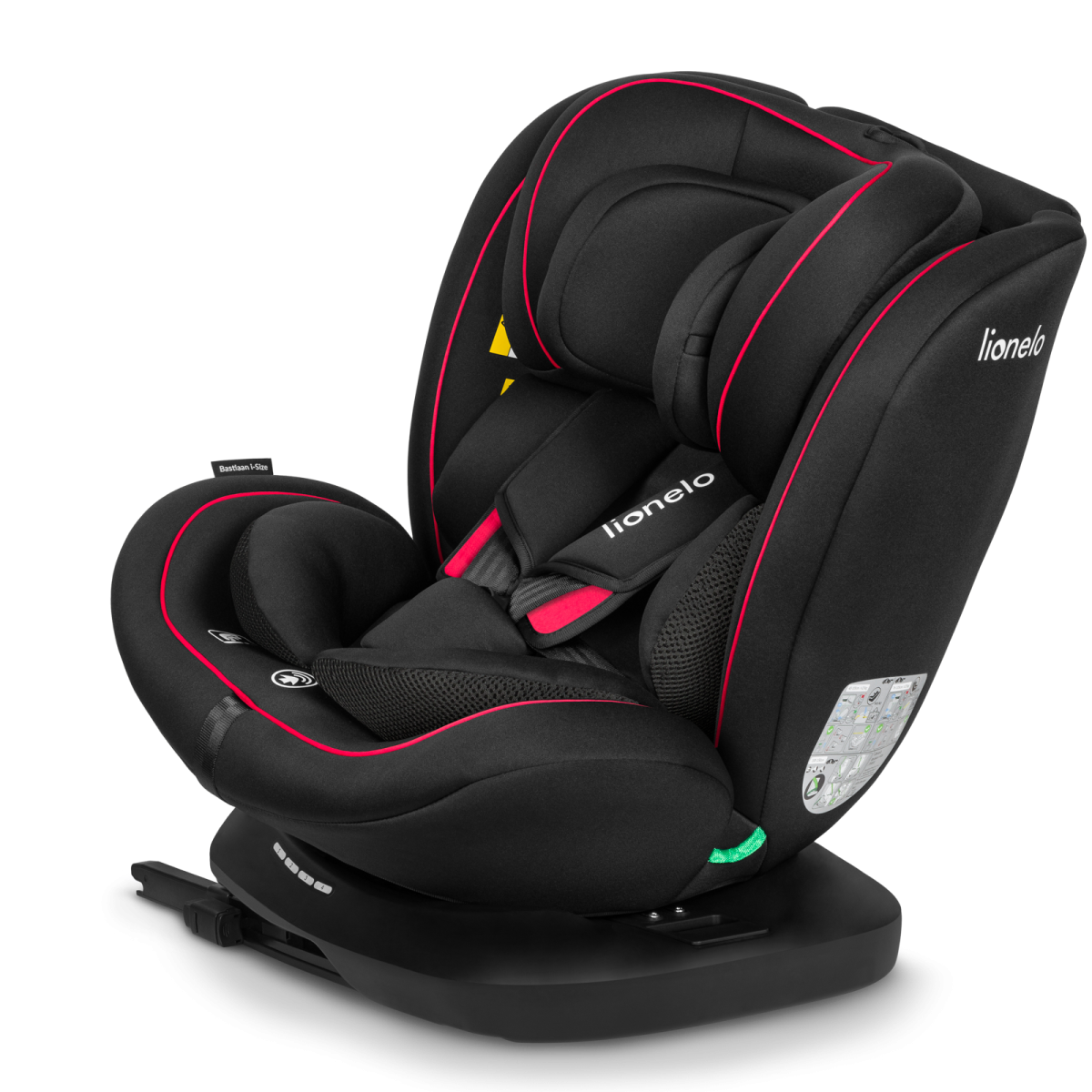 LIONELO BASTIAAN I-SIZE BLACK RED