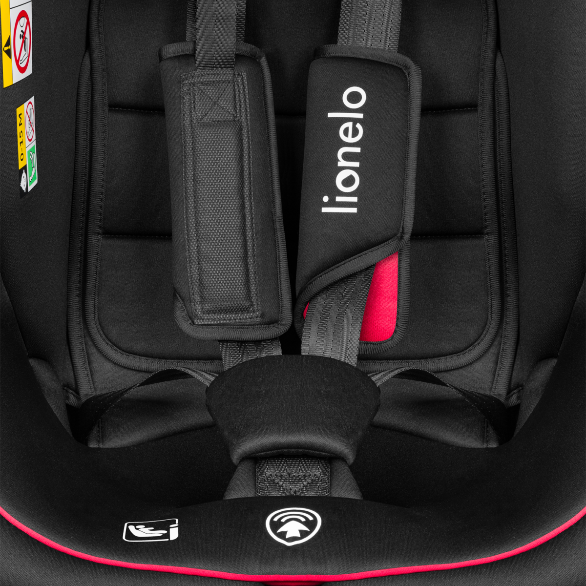 LIONELO BASTIAAN I-SIZE BLACK RED