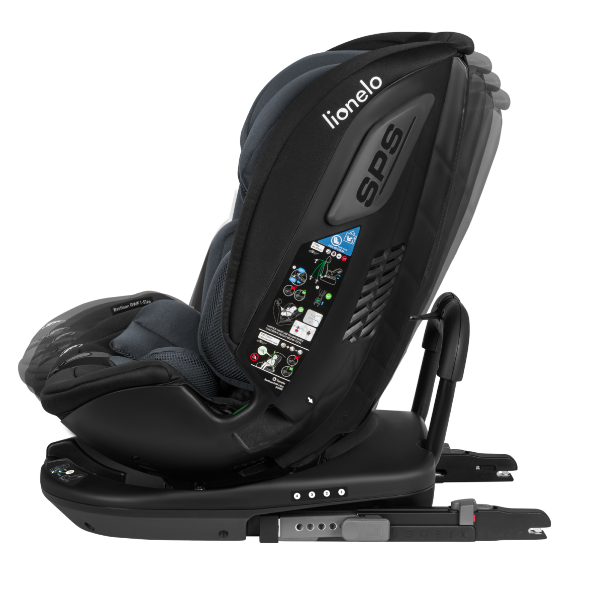 LIONELO BASTIAAN RWF I-SIZE GREY STONE