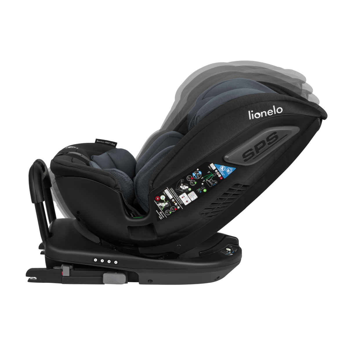 LIONELO BASTIAAN RWF I-SIZE GREY STONE