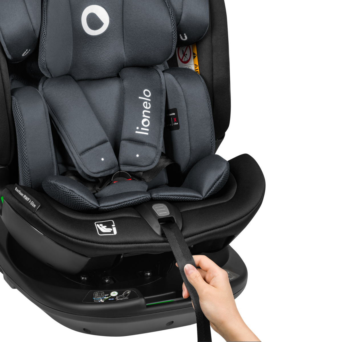 LIONELO BASTIAAN RWF I-SIZE GREY STONE