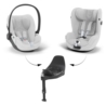 CYBEX CLOUD T I-SIZE PLUS PLATINUM WHITE+ BAZA T