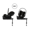 CYBEX CLOUD G I-SIZE PLUS MOON BLACK + BAZA G