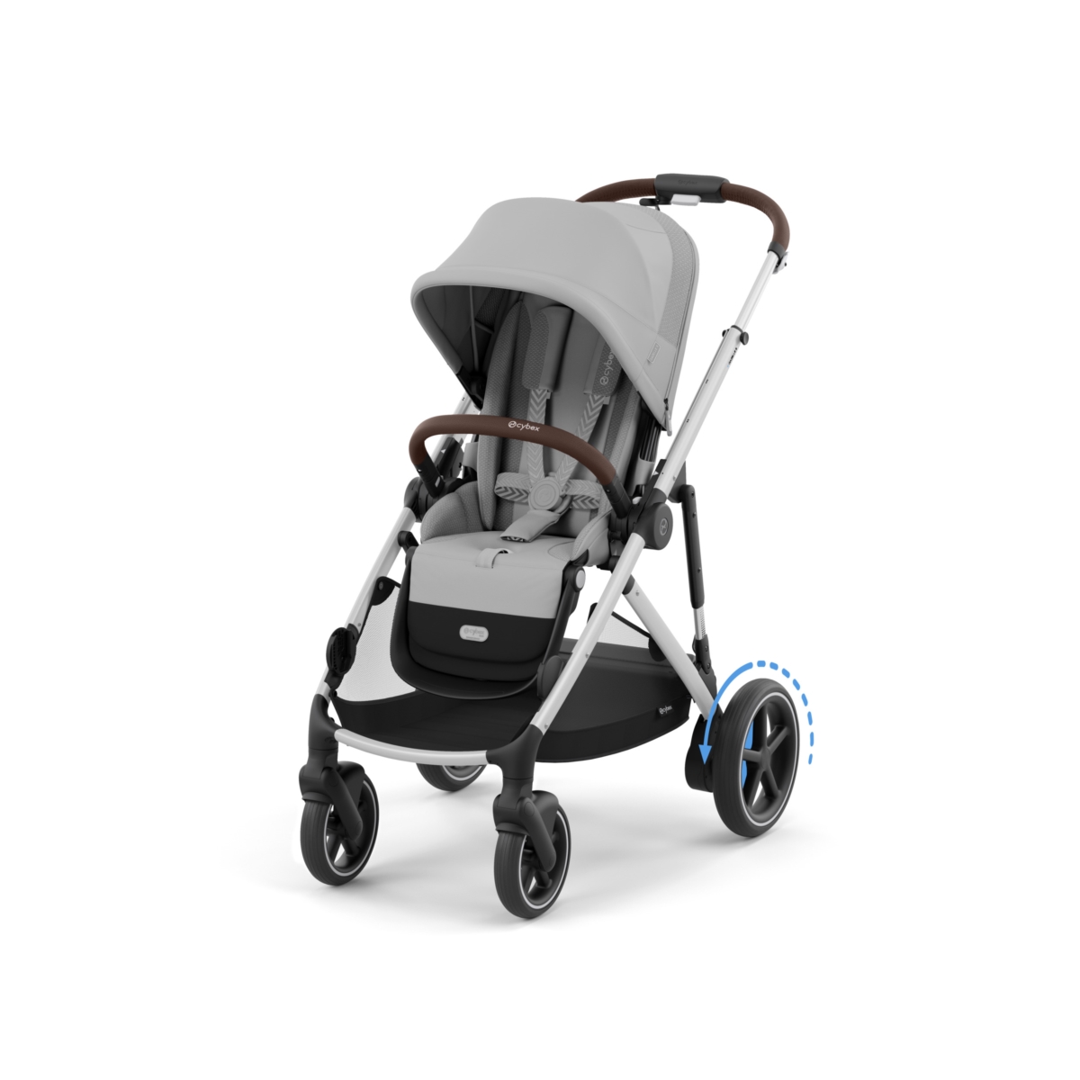 CYBEX E-GAZELLE S SLV STONE GREY