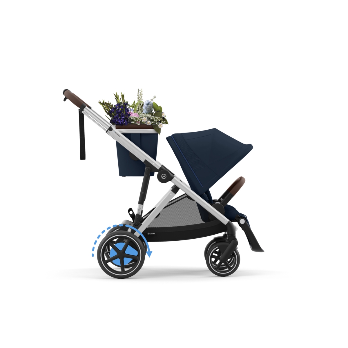 CYBEX E-GAZELLE S SLV OCEAN BLUE