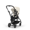 CYBEX EEZY S TWIST+2 BLK CANVAS WHITE